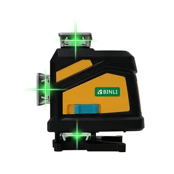 Horúce Predajcovia 360-Stupňový Otočný 4D Mini Laser Úrovni 16 Riadkov Zelená