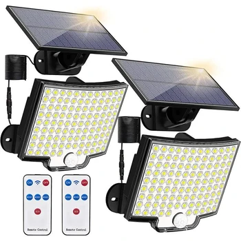 106LED Slnečné Svetlo Pohyb Inteligentný Senzor IP65 Vodotesný pre Letné Noci Solárnej Energie, Vonkajšie Osvetlenie Č Elektrinu