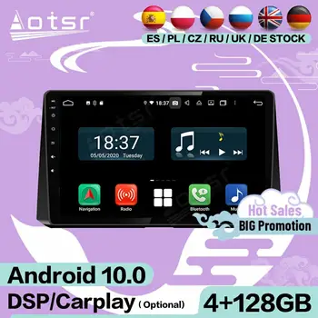 128G Carplay Multimediálne Stereo Prehrávač Pre Android Toyota Corolla 2019 GPS Navigáciu Video Audio Rádio Prijímač Displej Vedúci Jednotky