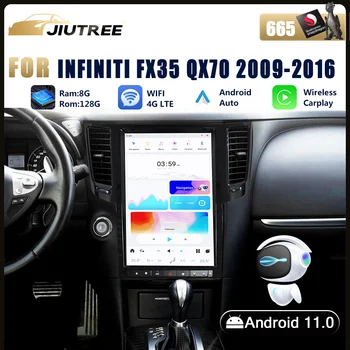 14.4 Palcový Android 11 autorádia Na Infiniti FX35 QX70 2009 2010 - 2013 Car Stereo Multimediálny Prehrávač Vedúci Jednotky Autoradio Carplay