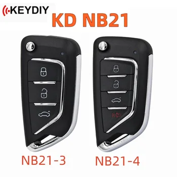 1PCS KEYDIY NB21 Auto Diaľkové Tlačidlo NB21-3/4 Tlačidlá KD Kľúče od Auta pre KD900/KD-X2 Tlačidlo Programátor NB Série Diaľkové Ovládanie Auta Kľúč
