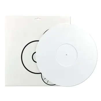 2022 Nový 12 Palcový 3 MM Akryl Záznam Pad Anti-statické LP Vinyl Mat Slipmat pre Gramofón Phonograph Príslušenstvo