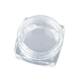 3g Prázdne make-up Jar Hrnce Naplniteľné Vzorky Fľaše Plastové Transparentné Okno Cestovanie