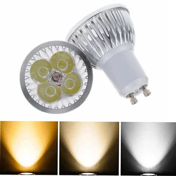 4PC GU10 Žiarovky LED Svetlo 85-265V Fontána Lampa IP65 Vodeodolný LED Reflektory Biela Teplá Biela LED Downlight pre Vnútorné Osvetlenie