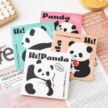 8 ks/veľa Kawaii Panda Notebook Roztomilý Prenosné Poznámka Knihu Denník Plánovač darček Písacie potreby Školské potreby