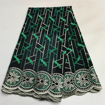 Africké Kamene Čipky Textílie francúzsky Swiss Voile Textílie 2023 Vysokej Kvality Nigérijský Šitie Vyšívané Suchá Bavlna Čipky Textílie 5Yards