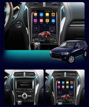Android Pre 12 Ford Explorer 2011-2019 Tesla autorádia Carplay Vertikálne Displej GPS Navigácie Android Multimediálne DVD Prehrávač Jednotky