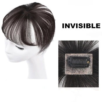 Anemone 3D Prírodné Ľudské Vlasy Fringe Clip In Rany Transparentnej Čipky Vzduchu Rany Brazílsky Vlasy Non-remy Vlasov Pre Ženy