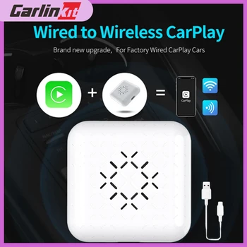 Carlinkit 3.0 Mini CarPlay Box Bezdrôtový pre Apple Carplay Android Auto WiFi Bluetooth-Kompatibilné Automatické Nabíjanie Pripojenie