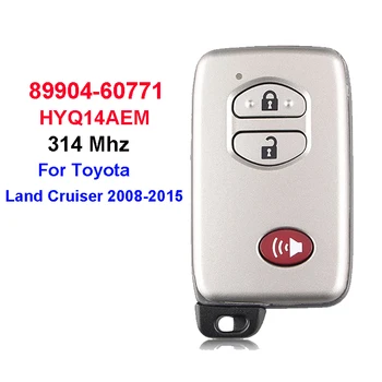 CN007194 Aftermarket 3 Tlačidlo 314Mhz Pre Toyota Land Cruiser Blízkosť Vzdialených Smart Key FCC HYQ14AEM GNE Rada 6601 89904-60771