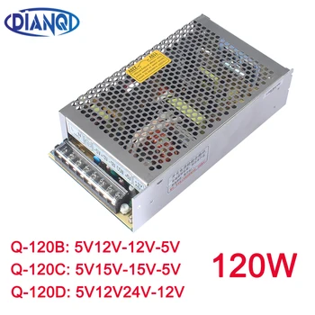 DIANQI quad výstup napájanie 120W 5V 12V 24V -12V suply Q-120D ac dc converter dobrej kvality