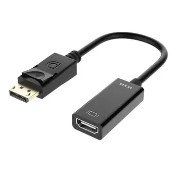 DisplayPort-HDMI-kompatibilný Adaptér Converter, Display Port Male Mini DP na Ženy, TV Kábel Prispôsobiť Video Pre PC a TV Kábla