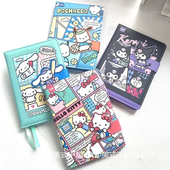 Dobrý Deň, Kittys Sanrio Magnetické Sacie Notebooky Kawaii Roztomilé Anime, Komiksu, Študent Príručka Poznámkový Blok, Písacie Potreby, Hračky Dievčatá Dary
