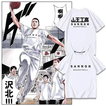 Eiji Sawakita Anime T-shirt Slam Dunk Manga Vytlačený Nadrozmerná Mužov Krátke Sleeve Tee Ženy Lete Pár Oblečenie Kid100-6XL
