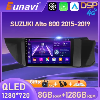 Eunavi Android Auto GPS Navigácia pre Suzuki Alto 800 2015 - 2019 Auto Rádio Multimediálny Prehrávač Videa Vedúci jednotky 2 din 2din dvd