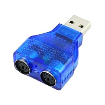 F3KE 2X2X1cm Hot Predaj Male USB Konvertor Adaptér pre PS2 Žena pre Myš, Myši, Klávesnice, PC Kábel Použitie