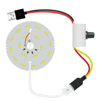F3KE Svetlo Príslušenstvo Stmievateľné Kábel okolo LED Svetelný Panel Nastaviteľný Biele svetlo