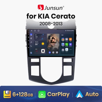 Junsun V1 AI Voice Bezdrôtová CarPlay Android Auto Rádia pre KIA Cerato 2 roky 2008-2013 4G Auto Multimédiá GPS 2din autoradio
