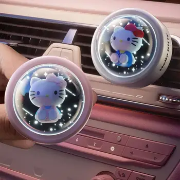 Kawaii Sanrio Roztomilé Anime Auto Vôňa Hello Kitty Moje Melódie Cartoon Vozidla Pevné Parfum Tvorivé Hviezdne Nebo Atmosféru Svetla