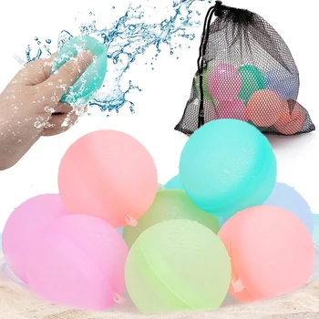 Kreatívne Opakovane Vodou Balóny pre Deti, Dospelých, Silikónové Vody Loptu Rýchle Vyplnenie Vplyv Otvorenie Letnej Úvodnej Strany Bazén Vodné Hračky