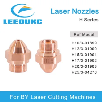 LEEOUKC H10 H12 H15 H17 H20 H25 H30 Laser Trysky Používa Pre Highyag Co2 Vlákniny Laserové Rezacie Hlavy Stroje