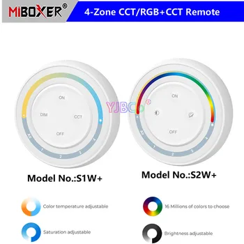 Miboxer 2.4 G RF 4-Zóna Východ(CCT)/Rainbow(RGB+SCS) Okrúhleho Diaľkového ovládača Nastavte Jas na Mi-Svetlo 2.4 G Série Výrobkov