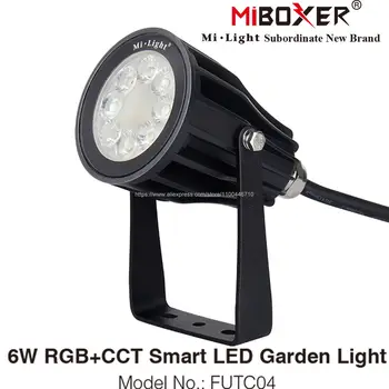 MiBoxer FUTC04 6W RGB+SCS Smart LED Záhrada Lampa Svetlo IP66 AC 110V 220V Vonkajšie Zelene/Park/Road/Závod Krajiny Dekorácie