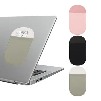 Myš Skladovanie Taška pre Notebook Pad Elastické Späť Lepidlo Wireless Mouse Držiteľ Nálepky Puzdro Puzdro Skladovanie Organizátor Držiteľ