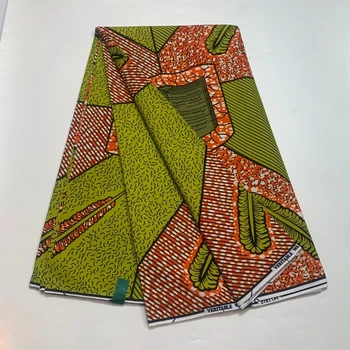 Najobľúbenejšie Naozajstný Afriky Vosk Reálne Tkanina 100% bavlna Nigéria, Ghana Štýl 6 metrov Vysoká Kvalita Ankara Vytlačí vosk Materiál