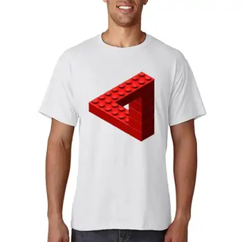 Názov: Escher T Shirt Escher Hračka Červené Tehly T-Shirt 6xl Roztomilý Tee Tričko Grafické Muži Móda Krátky Rukáv, 100 Bavlna Tričko