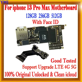 Odomknutý Doska S IOS Systém, Č. ID Účtu, pre iPhone 13 Pro MAX, Logic Board, 128 GB,256 GB Testované Aj Update, Odomknúť