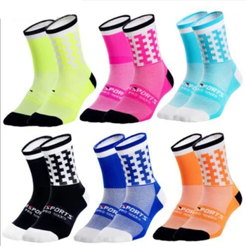 Outdoorové Športy Muži Ženy Bežecké Ponožky Coolmax Priedušná Basketbal, Beh Futbal Ponožky