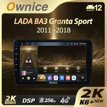 Ownice K6+ 2K pre LADA Granta Sport 2011 - 2018 Auto Rádio Multimediálny Prehrávač Videa Navigáciu Stereo GPS Android Č. 12 2din DVD