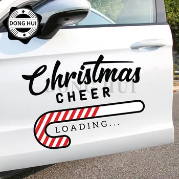 Pivo a Vianočné Auto Nálepky Fandiť Nakladanie Elk Snehuliak Penguin Strom Vianočné Prvok Nálepky, PVC Nepremokavé