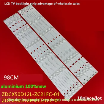 PRE 10piece/veľa ZDCX50D12R-ZC21F-01 ZDCX50D12L-ZC21F-01 hliník 100%nový LCD TELEVÍZOR podsvietenie bar