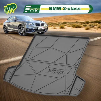 Pre BMW 2class Active Tourer 2018-2019 Custom Fit Kufri Mat Všetky Sezóny Cargo Mat 3D Tvarované Laser Meria Vložky batožinového priestoru