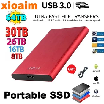 Pre xiao vysokorýchlostné Externý 2TB 4TB 8TB Pevný Disk USB3.0 SSD 12TB 16TB Pevného Disku, Skladovanie, Zariadenia pre pracovnú Plochu, Notebook
