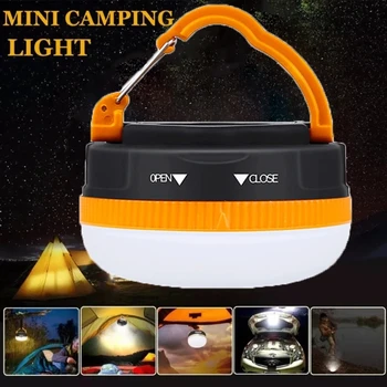Prenosné LED Camping Svetlo Používať 3*AAA Batérie 5 Režimov Osvetlenia Stan na Čítanie Vonkajšie Nepremokavé Kempovanie Turistika Noc Svietidla