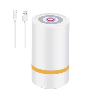 Prenosné USB Nabíjateľné Ručný Mini Taška Fóliou Kuchyňa Smart Malých Potravín pre Domácnosť Vysávače Fóliou s 10 Tašky Biele