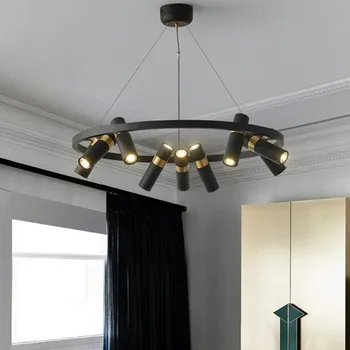 Priemyselný Štýl Obývacia Izba Luster Pozornosti Loft Moderný Minimalistický Jedáleň-Izba Lampa Nordic Lampy Tvorivé Minimalistický