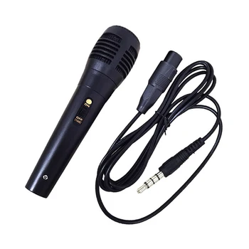 Profesionálne Káblové pripojenie Dynamického Mikrofónu s priemerom 3,5 mm, 6,5 mm Ručný Mikrofón PC Herný Microfone Pre KTV Karaoke Prenosný Počítač