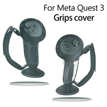 Radič Drop-doklad, Ochranný Kryt pre Meta Quest 3 VR Rukoväť Príslušenstvo pavučina Vzor Vymeniteľné Batérie Anti-jeseň Kryt
