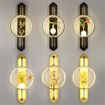 SOFITY Moderné Nástenné Sconces Svetlá Tvorivé Luxusné LED Svietidlo Mosadze, Svietidlá, Dekoračné pre Domáce Spálne