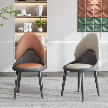Svetlo luxusné jedálenské stoličky moderné o domov tabuľky, stoličky Nordic kaviareň mäkká taška späť stolice rokovací stoličky