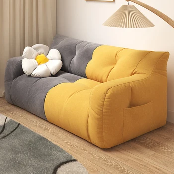 Taliansky Čalúnenie Bean Bag Pohovky Nepremokavé Vonkajšie Kawaii Pohodlný Gauč Moderná Obývacia Izba Gauč Para Sala Spálňa Furnitures