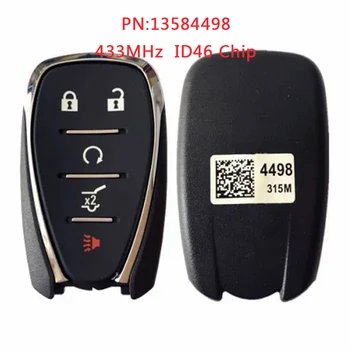 TXK014063 Pôvodné 13584498 Pre Chevrolet Rovnodennosti 2018 Smart Remote Kľúča Vozidla 4+1 Tlačidlo 315MHz ID46 PCF7937E Čip FCC ID HYQ4AA