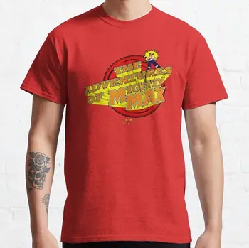 Unisex Bavlna T-Shirt Dobrodružstvo Mocný Max Skullmaster TELEVÍZNY Seriál