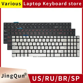 US/RU ruská klávesnica pre Notebook ASUS N56 N56V U500VZ N76 R500V R505 N550 N750 Q550 N550 N550J G550J Q550 /J/JV/G, podsvietený