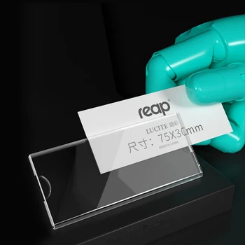 veľa Kvalitných Crystal Clear DIY Magnet Odznak Držiteľ Pin Transparentné Zamestnancov Názov Značky Dosky pre Zamestnancov Lekárov