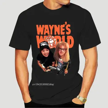 Wayne Svete T Shirt Wayne Waynes svet Svet Komédia, Klasické Kovové Heavy Rock Hard Rocker 0164D